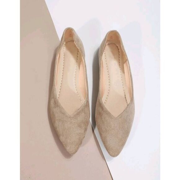2/$30 Size 8.5 Ladies Flat Pointed Toe Slip-On Flats Shoes - Picture 5 of 7